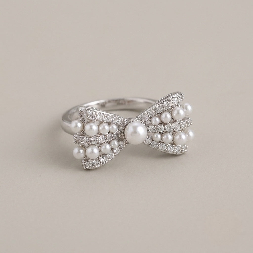Noeud Pearl Ring